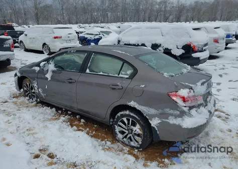 2015 Honda Civic Ex из США, поврежденный, VIN 19XFB2F87FE208423